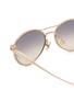 细节 - 点击放大 - BRUNELLO CUCINELLI - Titanium Oval Sunglasses