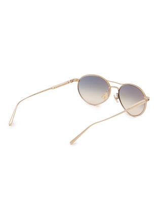模特儿示范图 - 点击放大 - BRUNELLO CUCINELLI - Titanium Oval Sunglasses