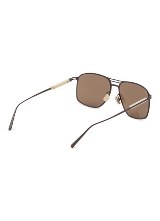 模特儿示范图 - 点击放大 - BRUNELLO CUCINELLI - Titanium Rectangle Sunglasses
