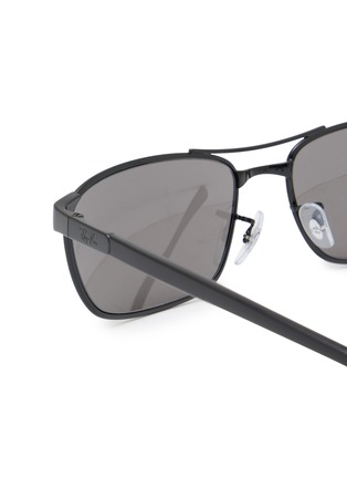 细节 - 点击放大 - RAY-BAN - Irregular Metal Sunglasses