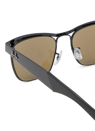 细节 - 点击放大 - RAY-BAN - Geometric Temple Metal Sunglasses
