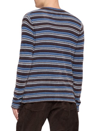 背面 - 点击放大 - MAISON MARGIELA - Striped Wool Knit Cardigan