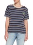 首图 - 点击放大 - MAISON MARGIELA - Short Sleeve Striped Knit Top