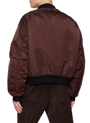 背面 - 点击放大 - MAISON MARGIELA - Reversible Rib Collar Bomber Jacket