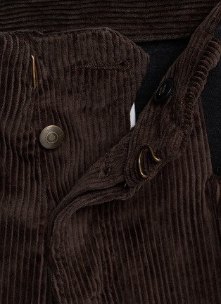  - MAISON MARGIELA - Contrast Panel Straight Leg Cotton Denim Jeans