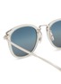 细节 - 点击放大 - OLIVER PEOPLES - Diamond Square Acetate Metal Sunglasses