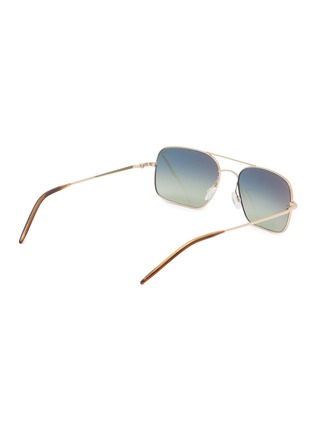 模特儿示范图 - 点击放大 - OLIVER PEOPLES - Gradient Lens Navigator Sunglasses