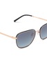 细节 - 点击放大 - OLIVER PEOPLES - Gradient Lens Square Sunglasses