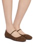 模特儿示范图 - 点击放大 - ROTHY'S - Max Square Knit Mary Janes