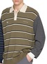  - ADIDAS - X Song for the Mute ADI007 不对称条纹 POLO 衫