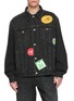 首图 - 点击放大 - MM6 MAISON MARGIELA - Sticker Patch Dark Wash Cotton Denim Jacket