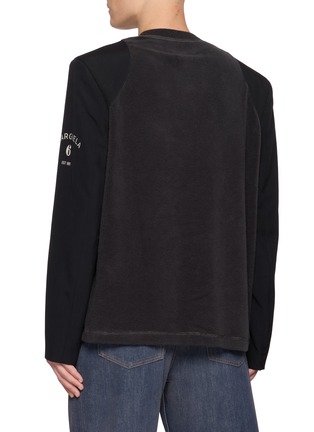背面 - 点击放大 - MM6 MAISON MARGIELA - 拼接长袖圆领上衣
