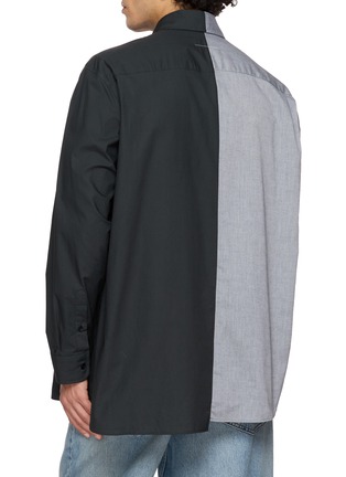 背面 - 点击放大 - MM6 MAISON MARGIELA - 双色拼接数字印花衬衫