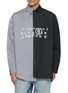 首图 - 点击放大 - MM6 MAISON MARGIELA - 双色拼接数字印花衬衫