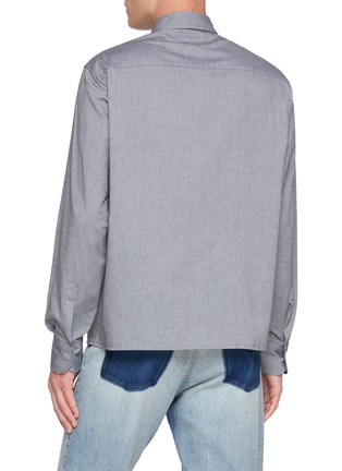背面 - 点击放大 - MM6 MAISON MARGIELA - False Placket Oxford Cotton Shirt