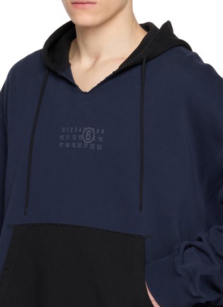  - MM6 MAISON MARGIELA - 拼色连帽卫衣