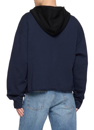 背面 - 点击放大 - MM6 MAISON MARGIELA - 拼色连帽卫衣