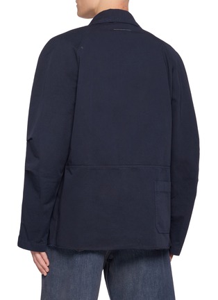 背面 - 点击放大 - MM6 MAISON MARGIELA - Pinched Sleeve Back Pocket Cotton Gabardine Shirt Jacket