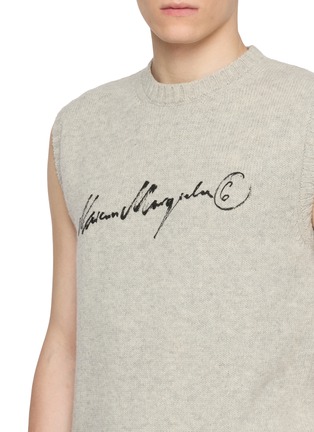  - MM6 MAISON MARGIELA - LOGO 设计针织背心