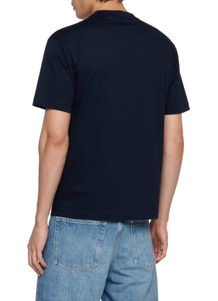 背面 - 点击放大 - PRADA - Embroidered Logo Cotton T-shirt
