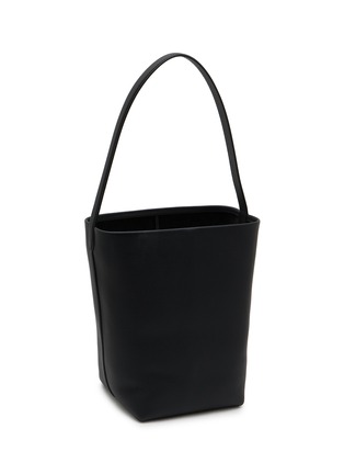 模特儿示范图 - 点击放大 - THE ROW - Medium Park Leather Tote Bag