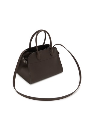 模特儿示范图 - 点击放大 - THE ROW - Soft Margaux 10 Leather Bag