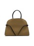 首图 - 点击放大 - THE ROW - Margaux 15 Ceinture Canvas Leather Trim Top Handle Bag
