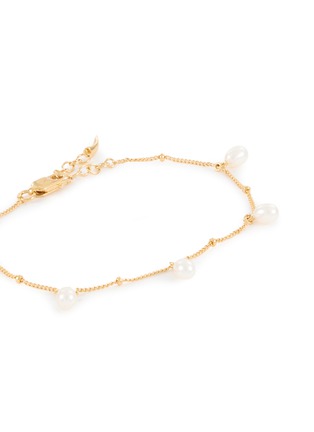 细节 - 点击放大 - MISSOMA - Baya 18K Gold Plated Stering Silver Pearl Chain Bracelet
