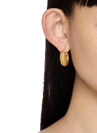 正面 -点击放大 - MISSOMA - Baya 18K Gold Plated Sterling Silver Hoop Earrings
