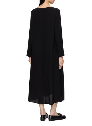 背面 - 点击放大 - THE ROW - Cyra V-Neck Silk Dress