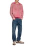 模特儿示范图 - 点击放大 - ANTIK DENIM - Classic Distressed Hoodie