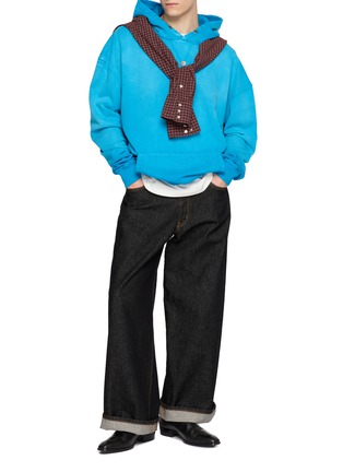 模特儿示范图 - 点击放大 - ANTIK DENIM - Washed Cotton Hoodie 