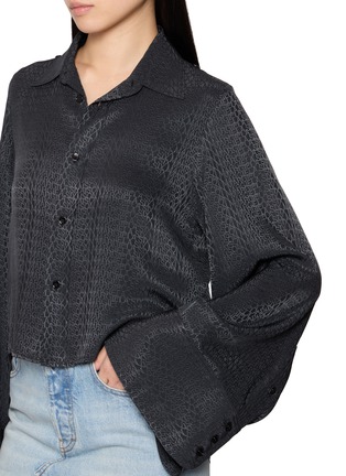  - MM6 MAISON MARGIELA - 解构暗纹宽袖衬衫