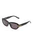首图 - 点击放大 - BALENCIAGA - Recycled Acetate Rectangular Sunglasses