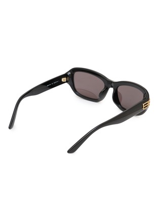模特儿示范图 - 点击放大 - BALENCIAGA - Recycled Acetate Rectangular Sunglasses
