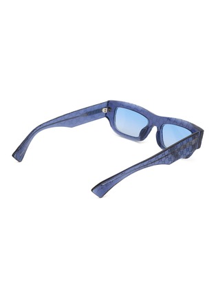 模特儿示范图 - 点击放大 - GUCCI - Recycled Acetate Rectangle Sunglasses