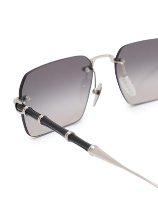 细节 - 点击放大 - GUCCI - Metal Rectangular Sunglasses