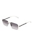 首图 - 点击放大 - GUCCI - Metal Rectangular Sunglasses