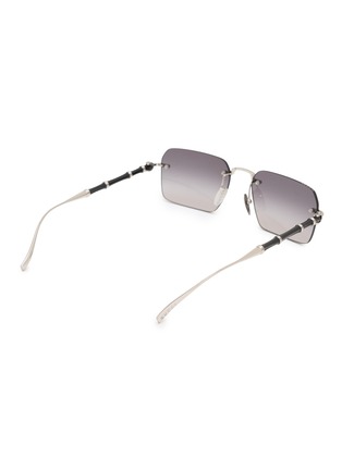 模特儿示范图 - 点击放大 - GUCCI - Metal Rectangular Sunglasses