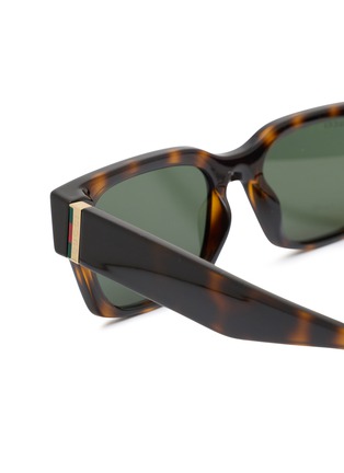 细节 - 点击放大 - GUCCI - Acetate Rectangular Sunglasses