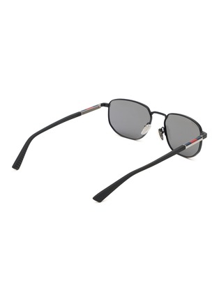 模特儿示范图 - 点击放大 - GUCCI - Metal Rectangular Sunglasses