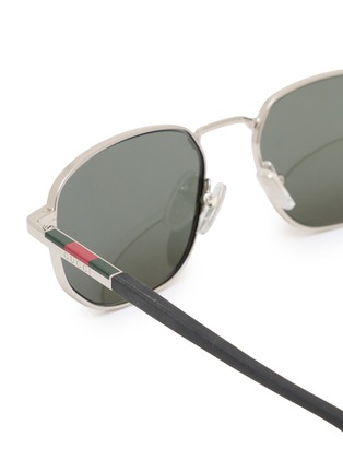 细节 - 点击放大 - GUCCI - Metal Rectangular Sunglasses