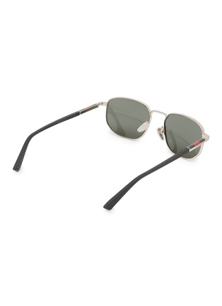 模特儿示范图 - 点击放大 - GUCCI - Metal Rectangular Sunglasses