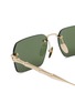 细节 - 点击放大 - GUCCI - Metal Rectangular Sunglasses