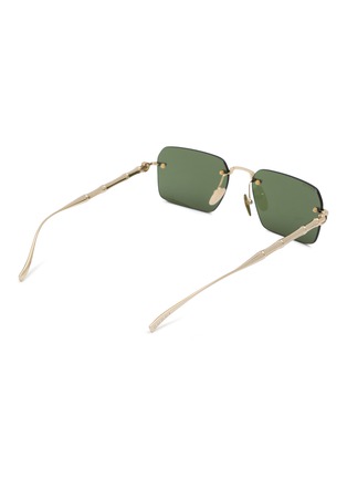 模特儿示范图 - 点击放大 - GUCCI - Metal Rectangular Sunglasses