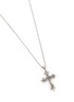 细节 - 点击放大 - EMANUELE BICOCCHI - Rose Cross Sterling Silver Necklace