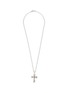 首图 - 点击放大 - EMANUELE BICOCCHI - Rose Cross Sterling Silver Necklace