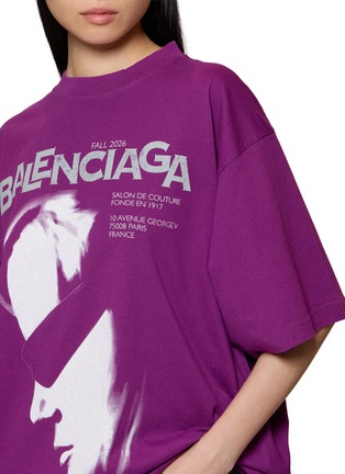  - BALENCIAGA - Oversized Graphic Print T-Shirt