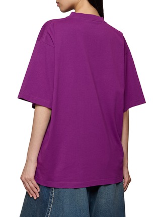 背面 - 点击放大 - BALENCIAGA - Oversized Graphic Print T-Shirt