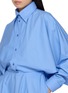  - BALENCIAGA - Long Sleeve Cotton Poplin Dress